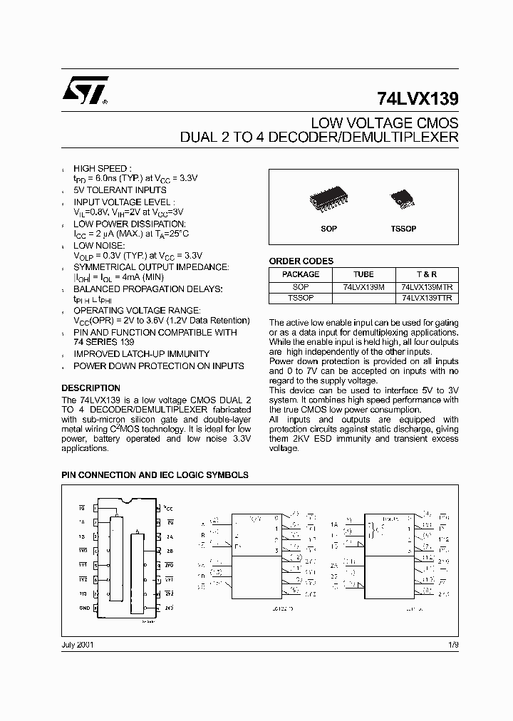 74LVX139M_5154920.PDF Datasheet
