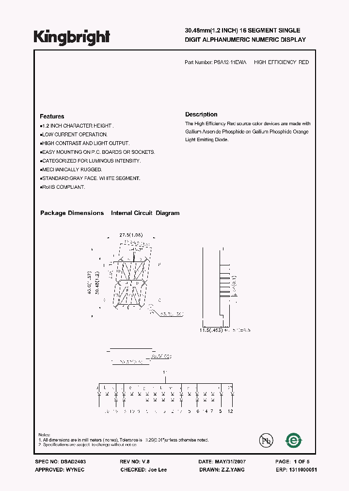 PSA12-11EWA_5155072.PDF Datasheet