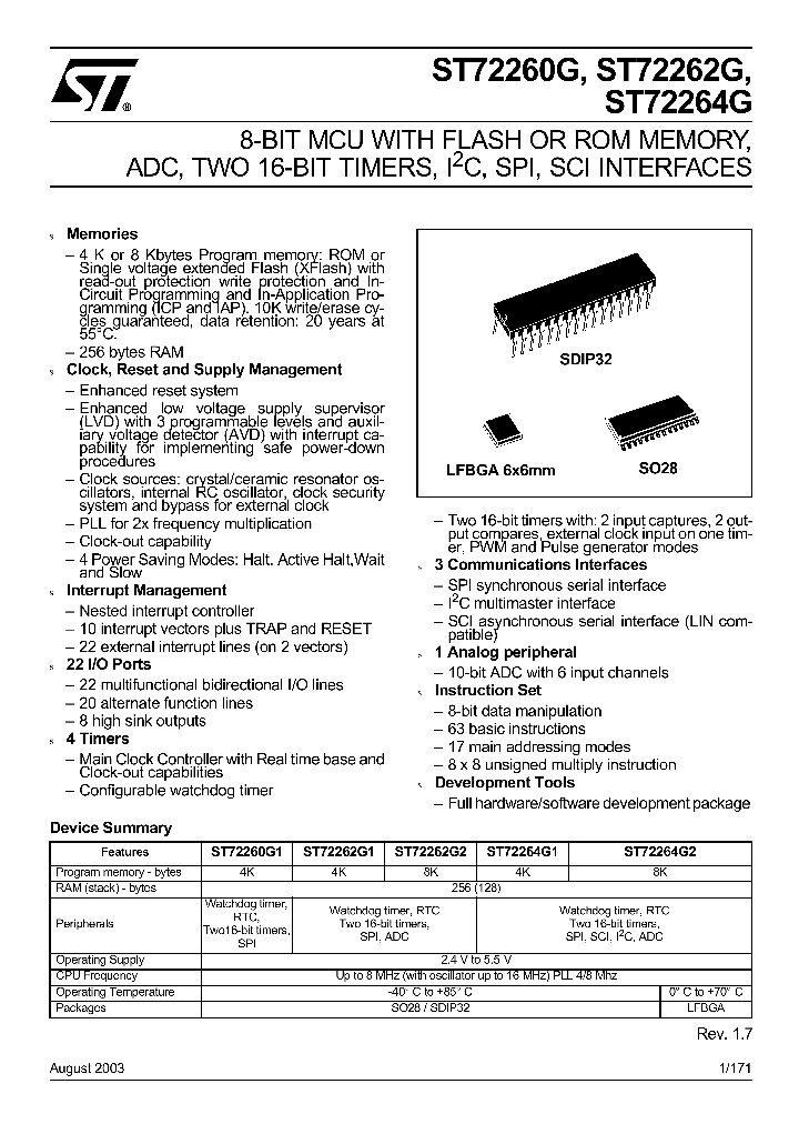 ST72P260G1M6_5160794.PDF Datasheet