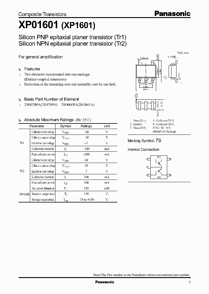 XP1601_5163803.PDF Datasheet