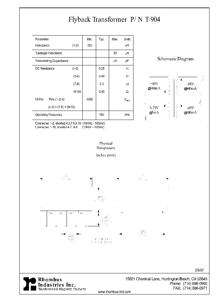 T-904_5170825.PDF Datasheet