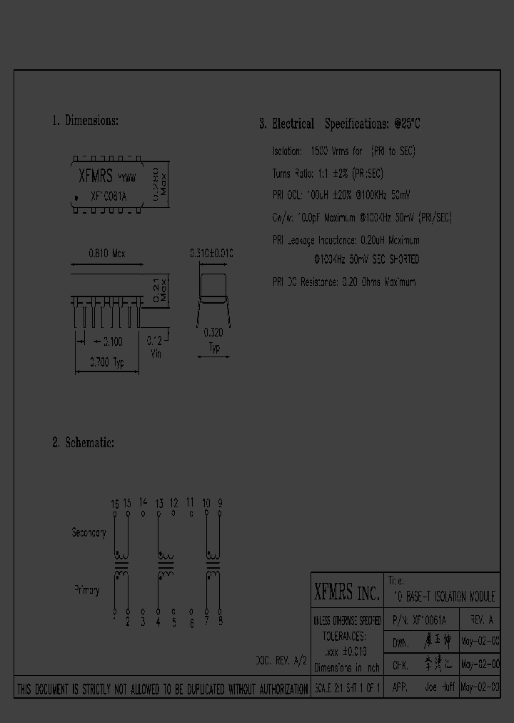 XF10061A_5172877.PDF Datasheet