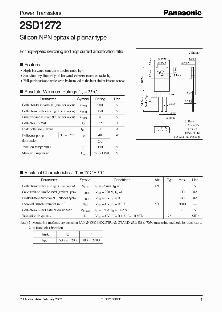 2SD1272_5172981.PDF Datasheet