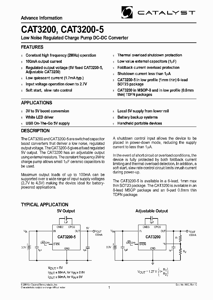 CAT3200-5_5175352.PDF Datasheet
