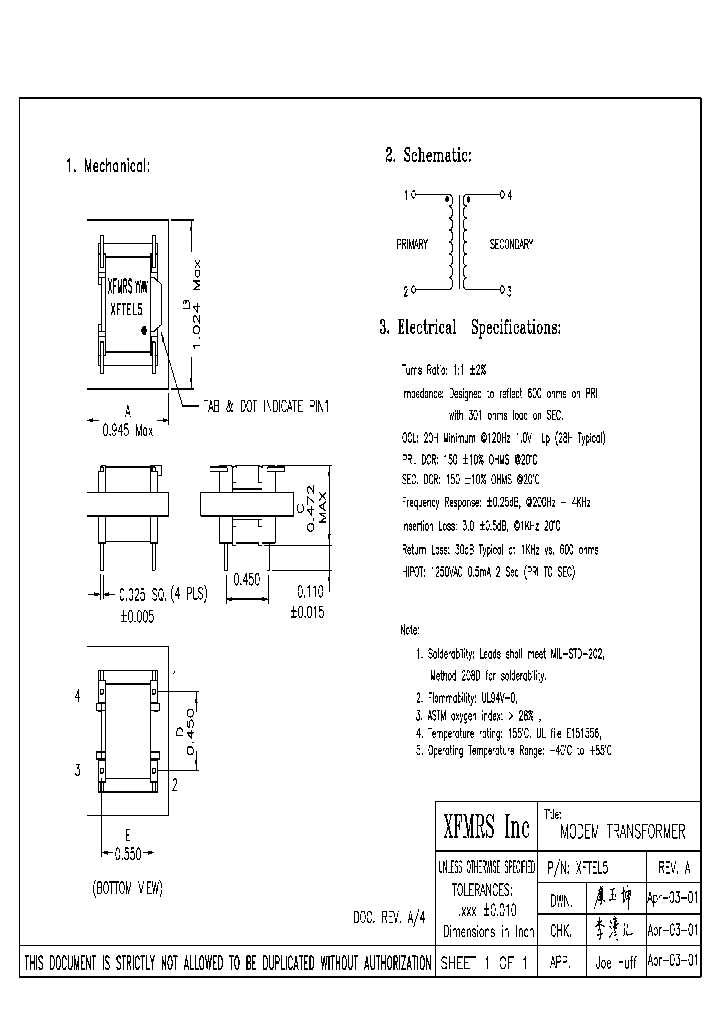 XFTEL5_5176582.PDF Datasheet