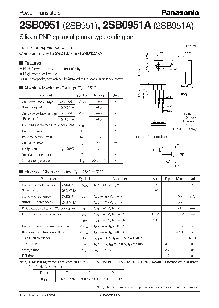 2SB0951A_5190795.PDF Datasheet