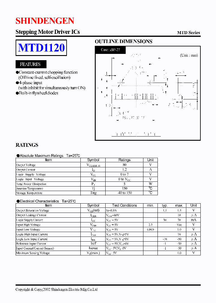 MTD1120_5191641.PDF Datasheet