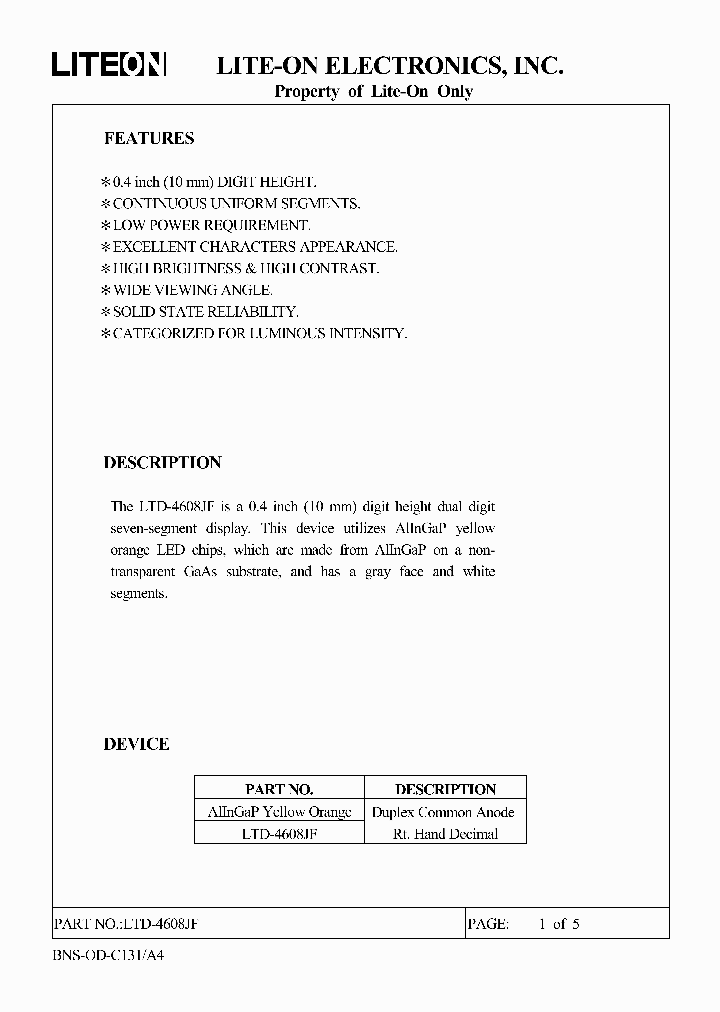 LTD-4608JF_5198045.PDF Datasheet