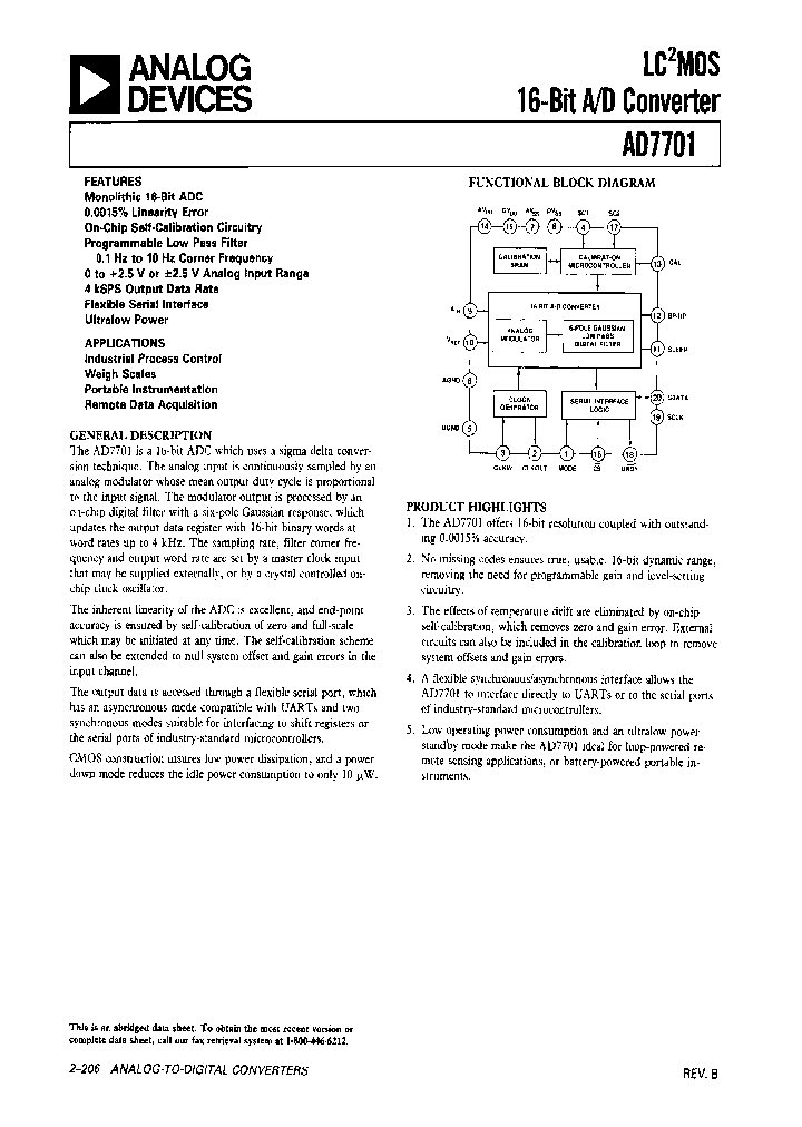 AD7701BR-REEL_5200731.PDF Datasheet