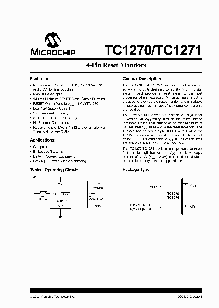 TC1271RERCTR_5210992.PDF Datasheet
