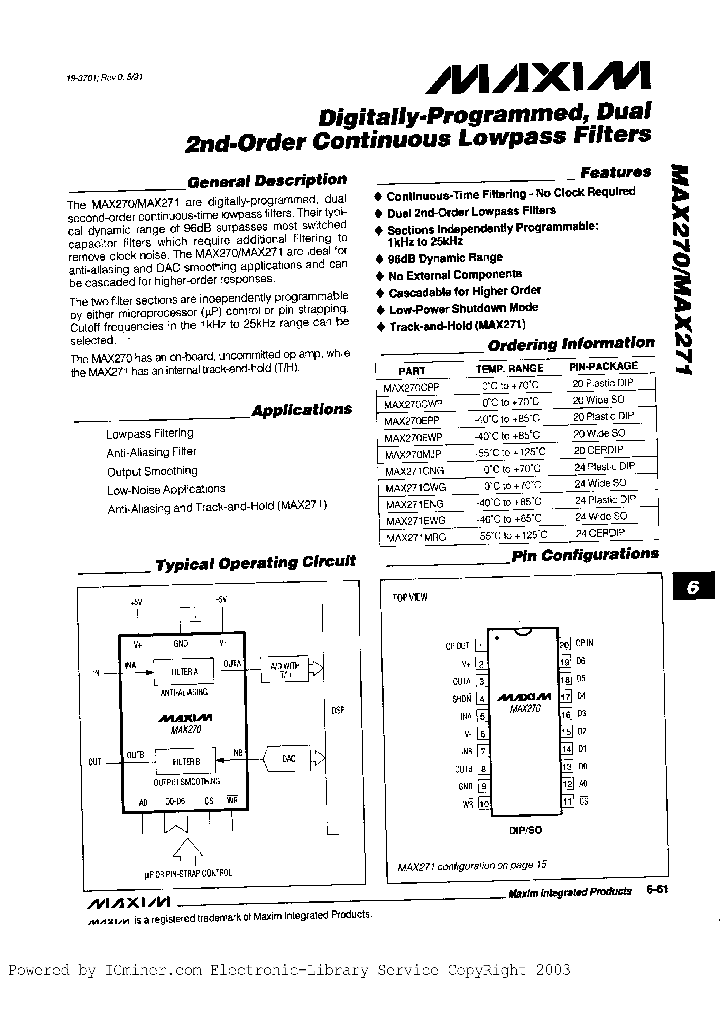 MAX271CWP_5211512.PDF Datasheet