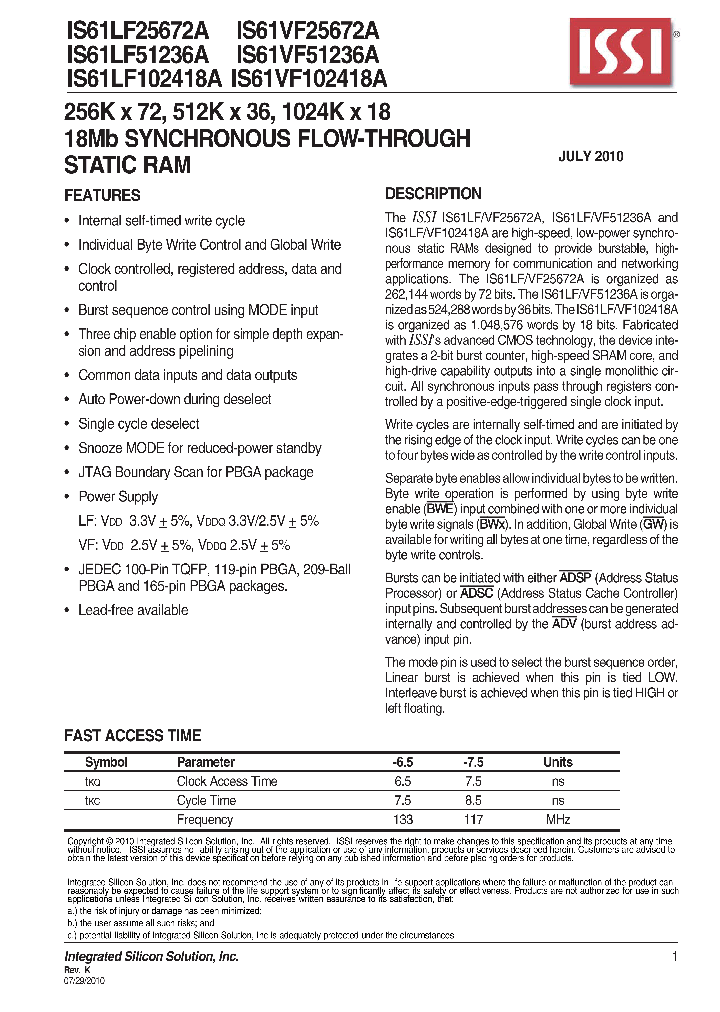 IS61VF102418A-65B2_5213508.PDF Datasheet