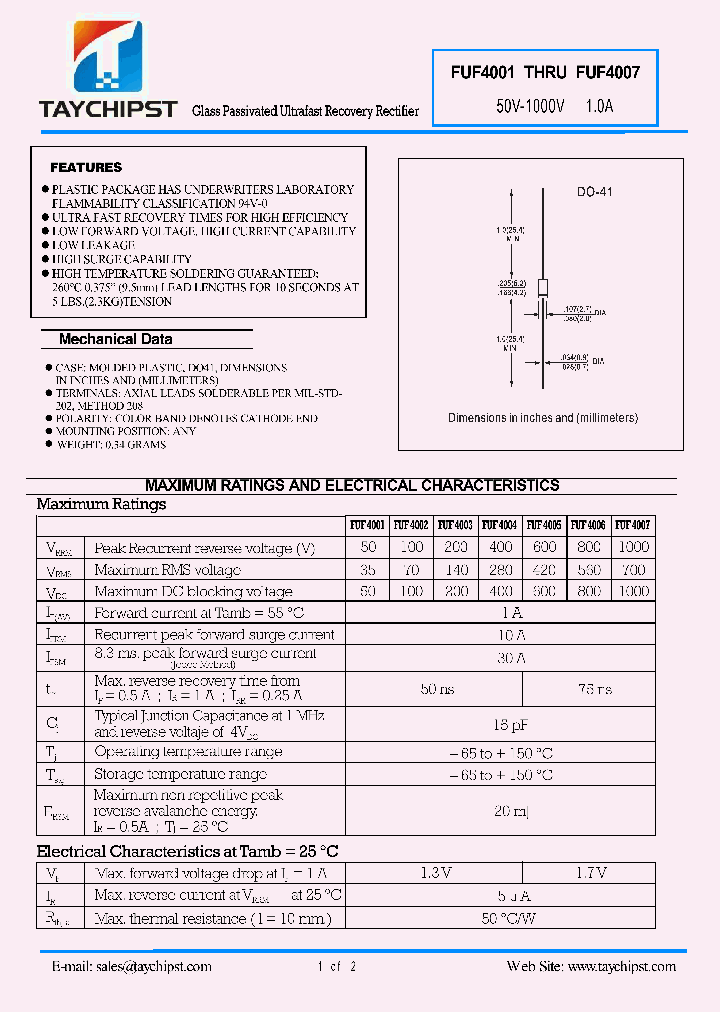 FUF4007_5212861.PDF Datasheet