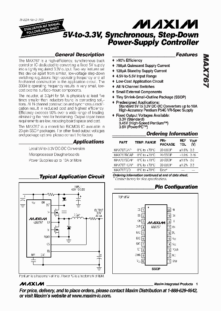 MAX767SEAPT_5213542.PDF Datasheet