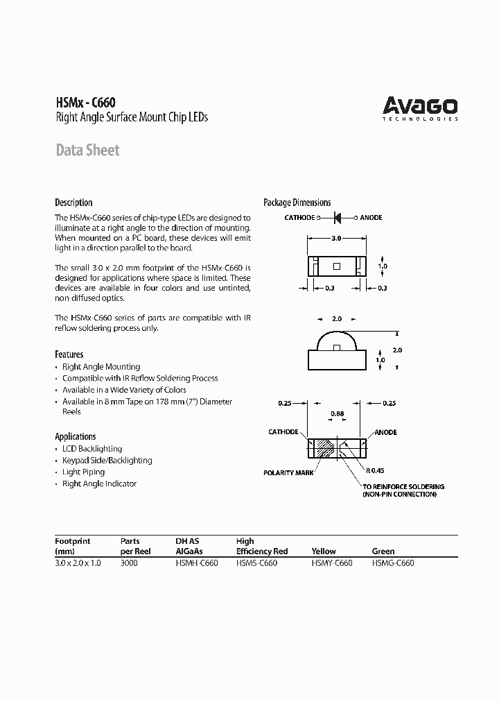 HSMX-C660_5213106.PDF Datasheet