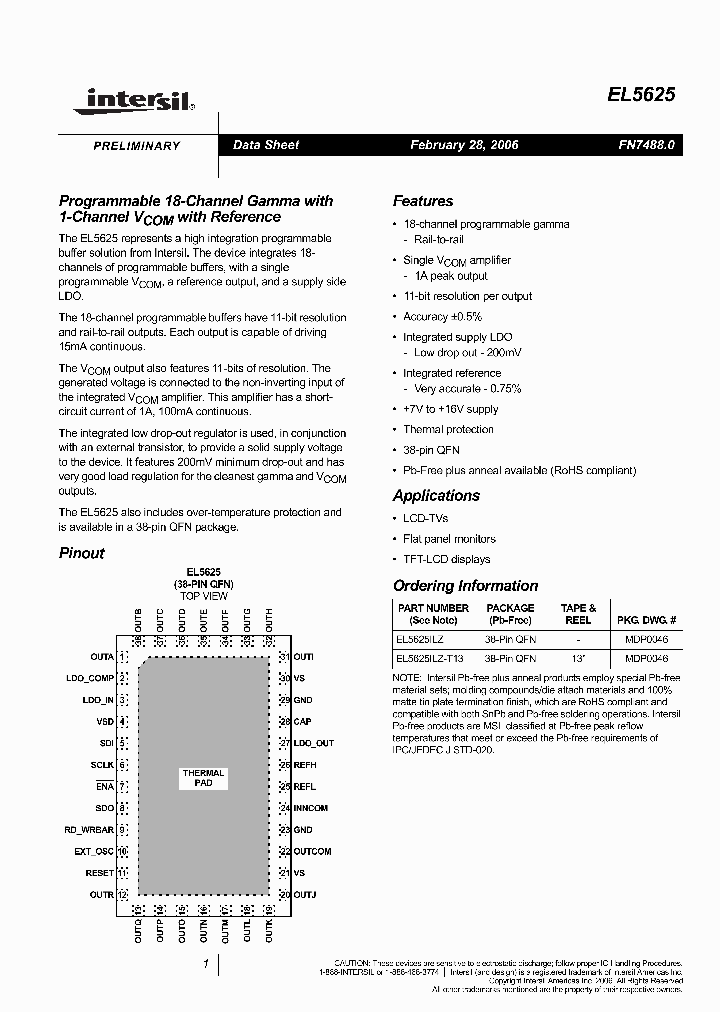 EL5625_5216965.PDF Datasheet