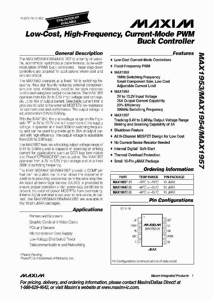 MAX1954BEUB_5224868.PDF Datasheet