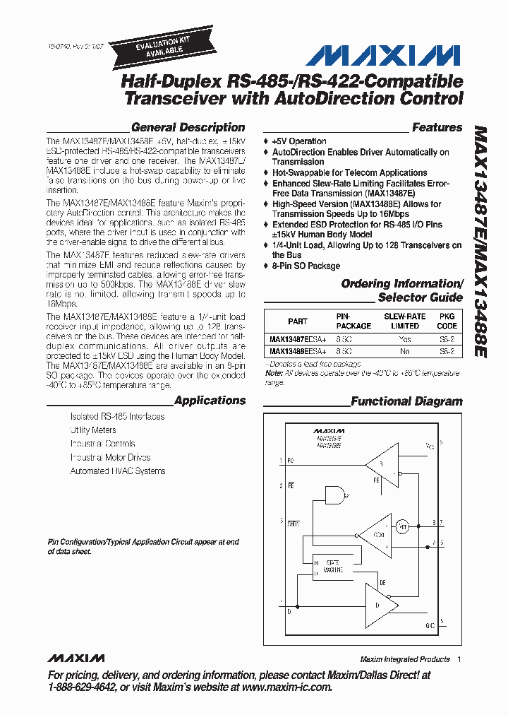 MAX13487EESA_5225604.PDF Datasheet