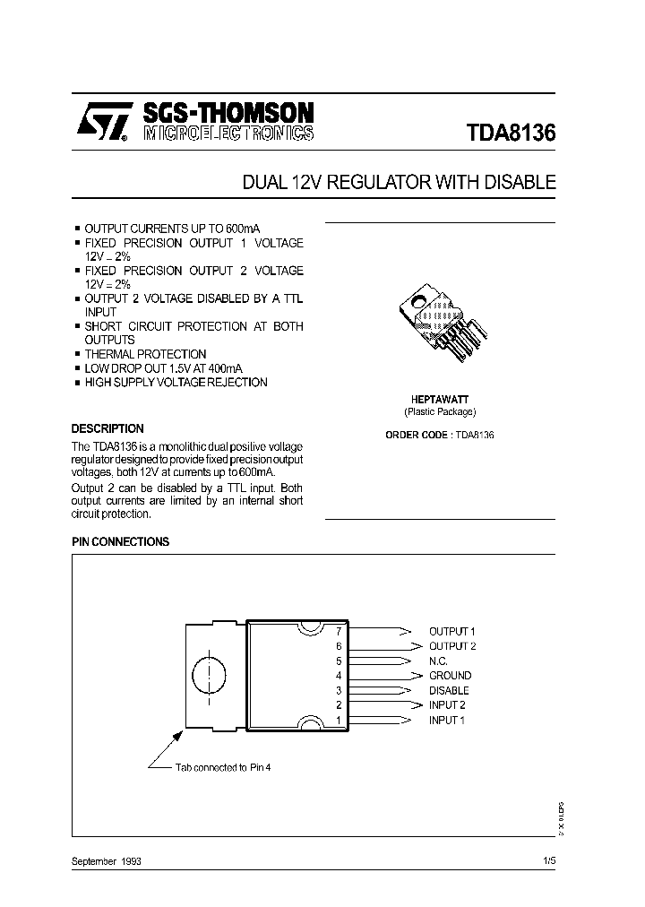 TDA8136_5226622.PDF Datasheet