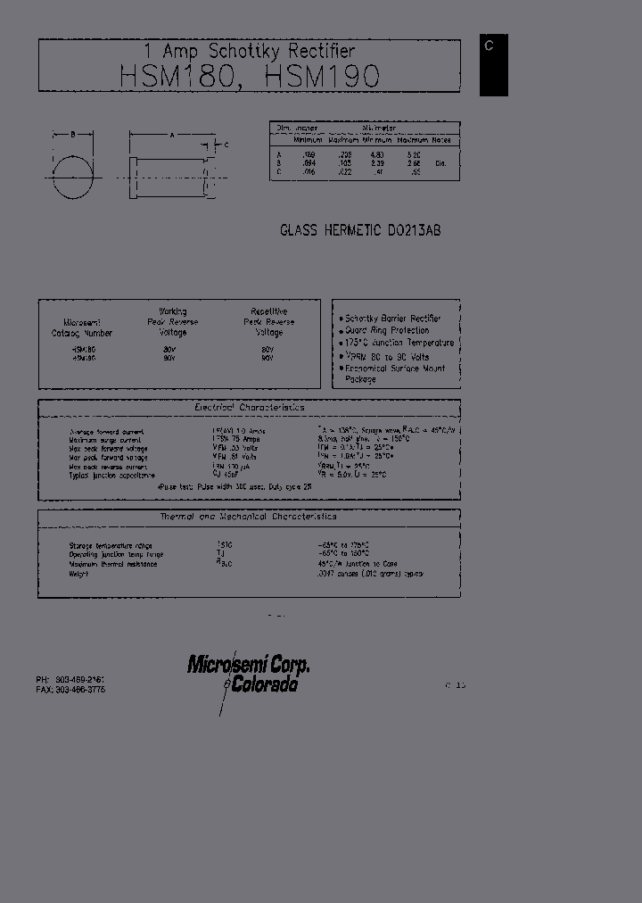 HSM190MELF_5225077.PDF Datasheet