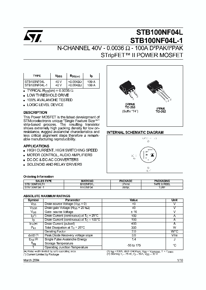STB100NF04L-1_5227946.PDF Datasheet