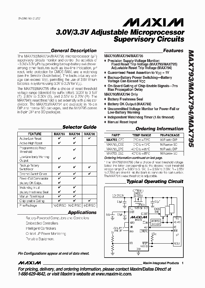MAX793_5231639.PDF Datasheet
