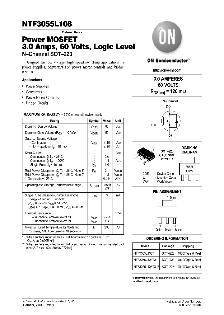 NTF3055L108-D_5230509.PDF Datasheet