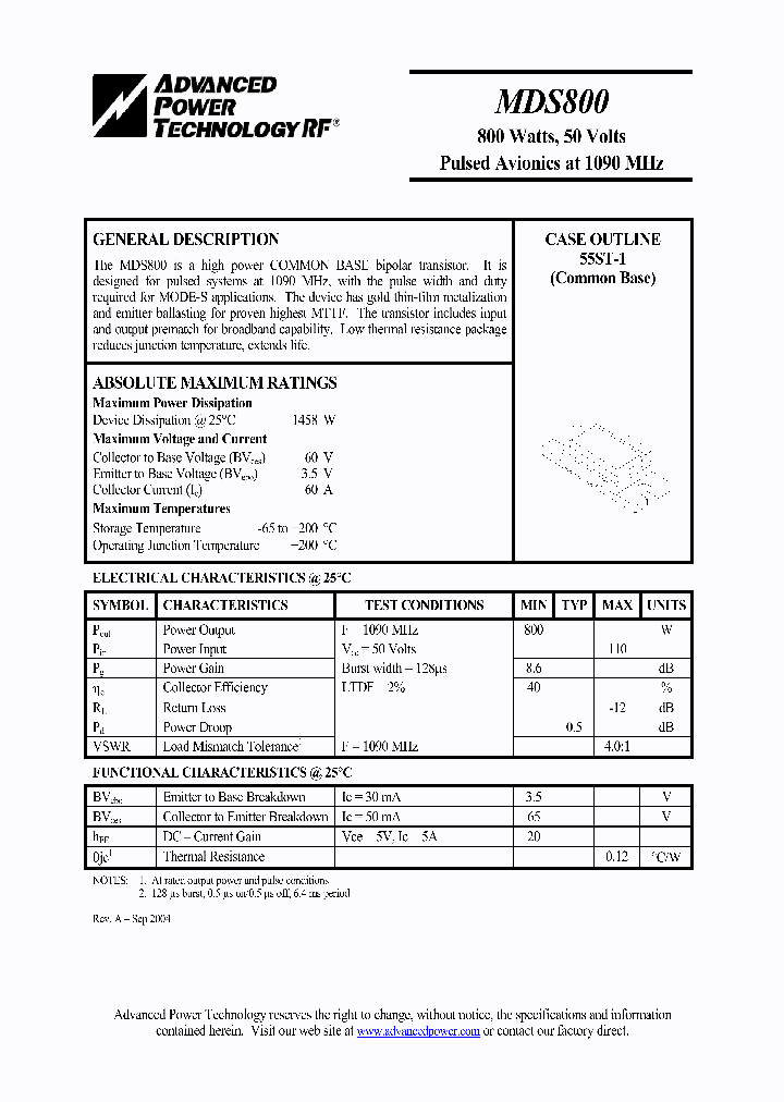 MDS800_5235367.PDF Datasheet