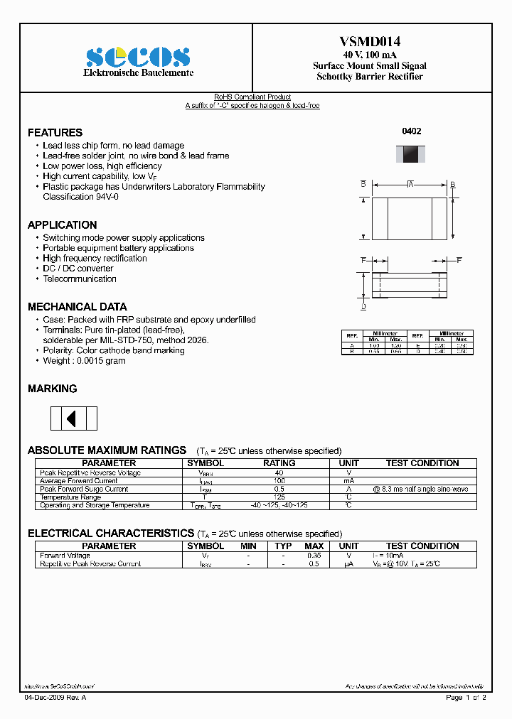VSMD014_5248688.PDF Datasheet