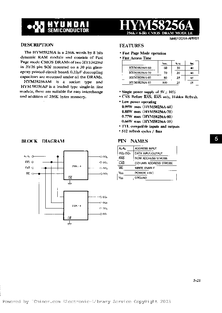 HYM58256AP-10_5249629.PDF Datasheet