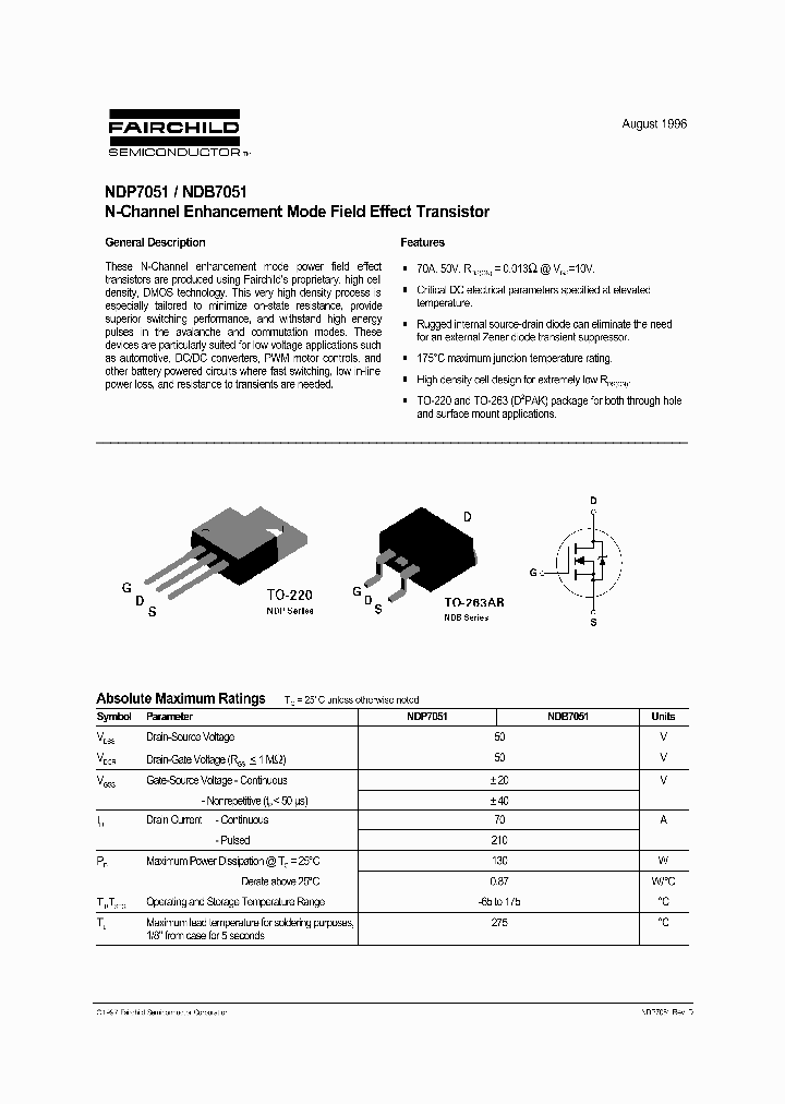NDB7051_5250442.PDF Datasheet