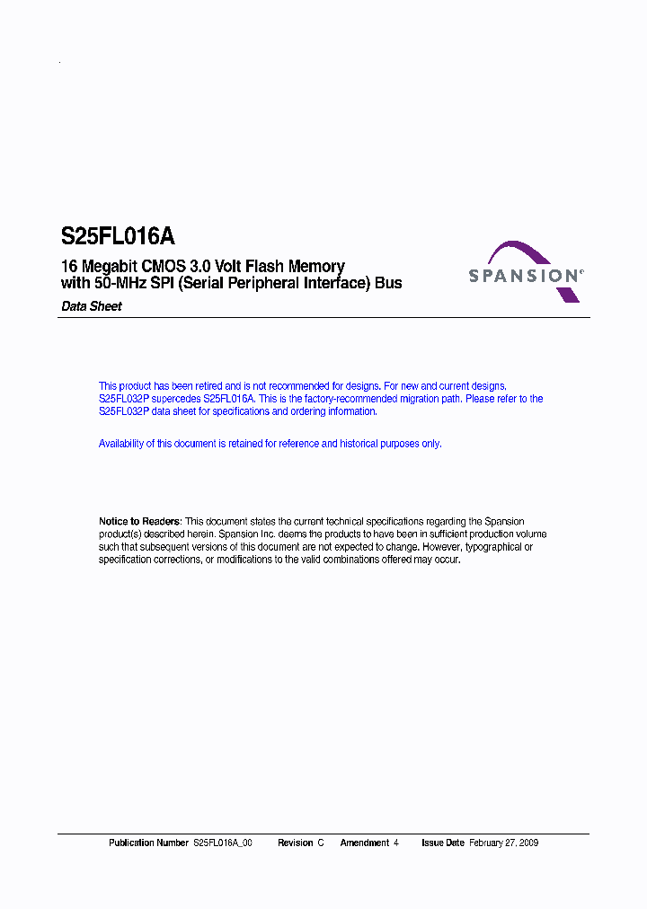 S25FL016A0LMAI011_5251772.PDF Datasheet