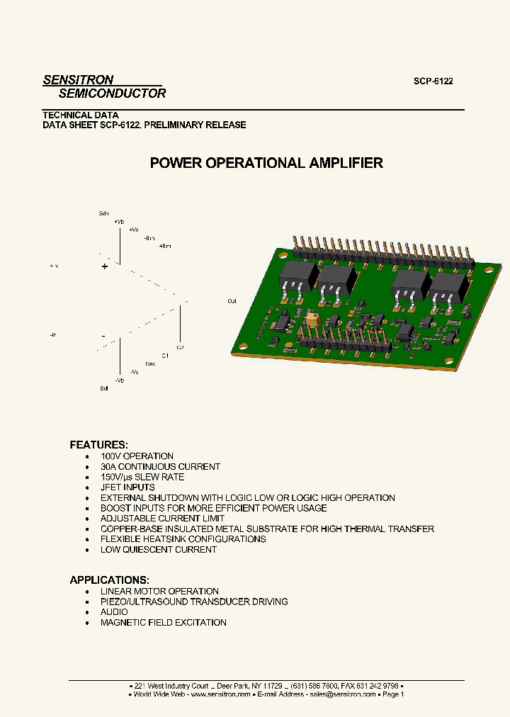 SCP-6122_5249069.PDF Datasheet