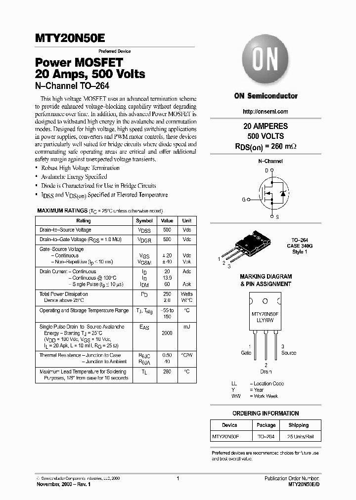 MTY20N50E-D_5254444.PDF Datasheet