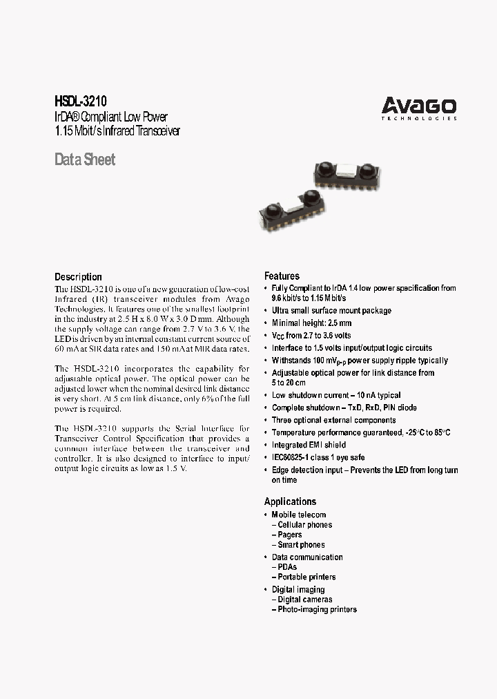 HSDL-3210_5256831.PDF Datasheet