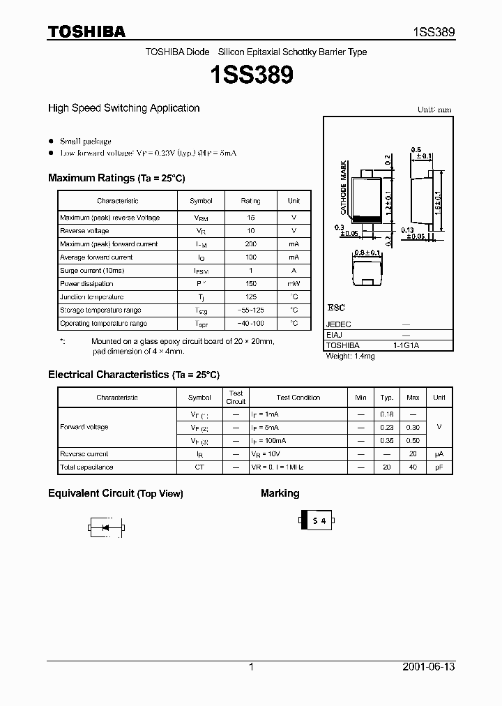 1SS389_5257403.PDF Datasheet