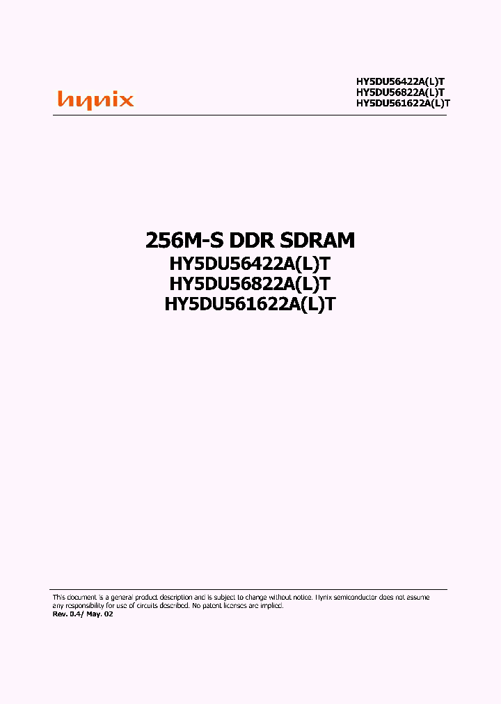 HY5DU56422AT_5262345.PDF Datasheet