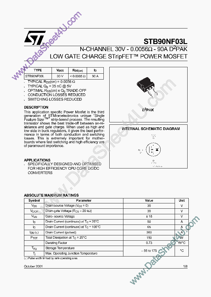 STB90NF03L_5263693.PDF Datasheet