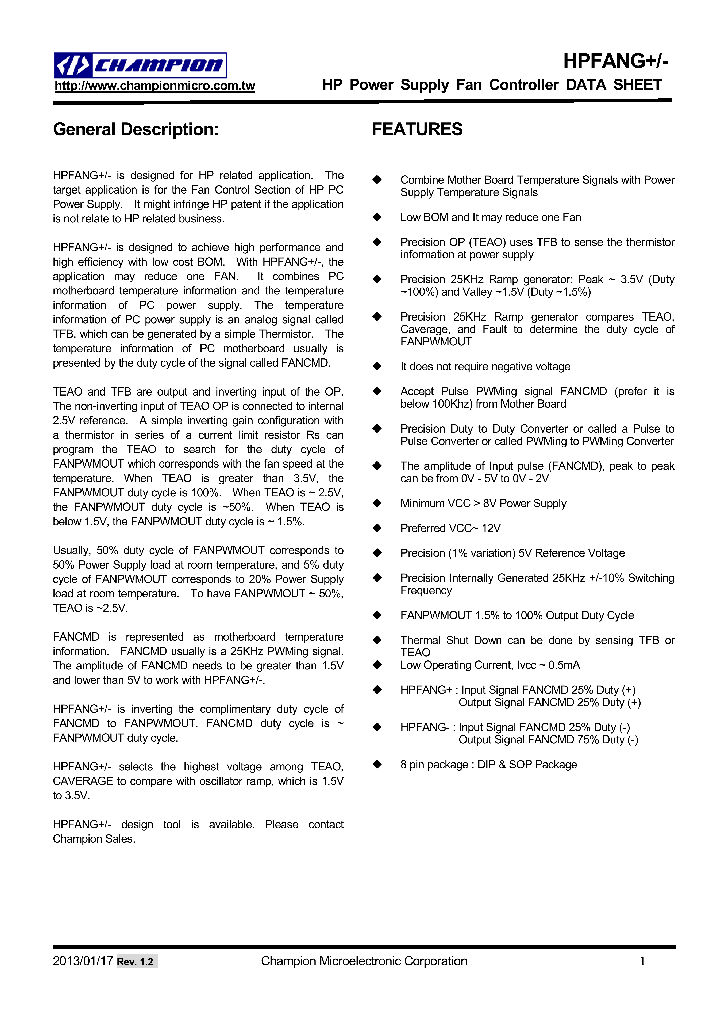 HPFANG-XIP_5264702.PDF Datasheet