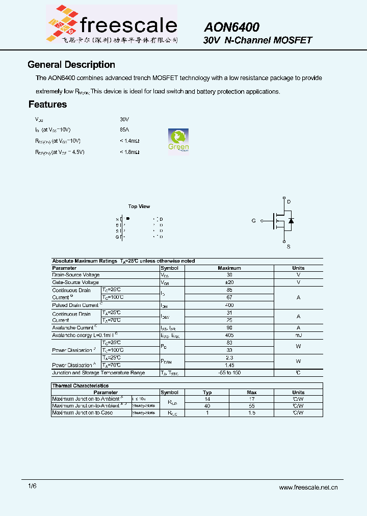 AON6400_5267153.PDF Datasheet