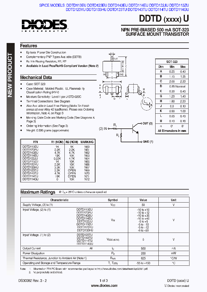 DDTD114TU-7_5269251.PDF Datasheet