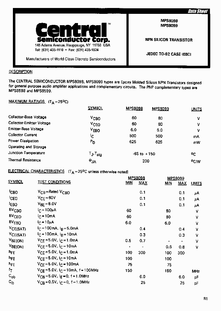 MPS8099_5272891.PDF Datasheet