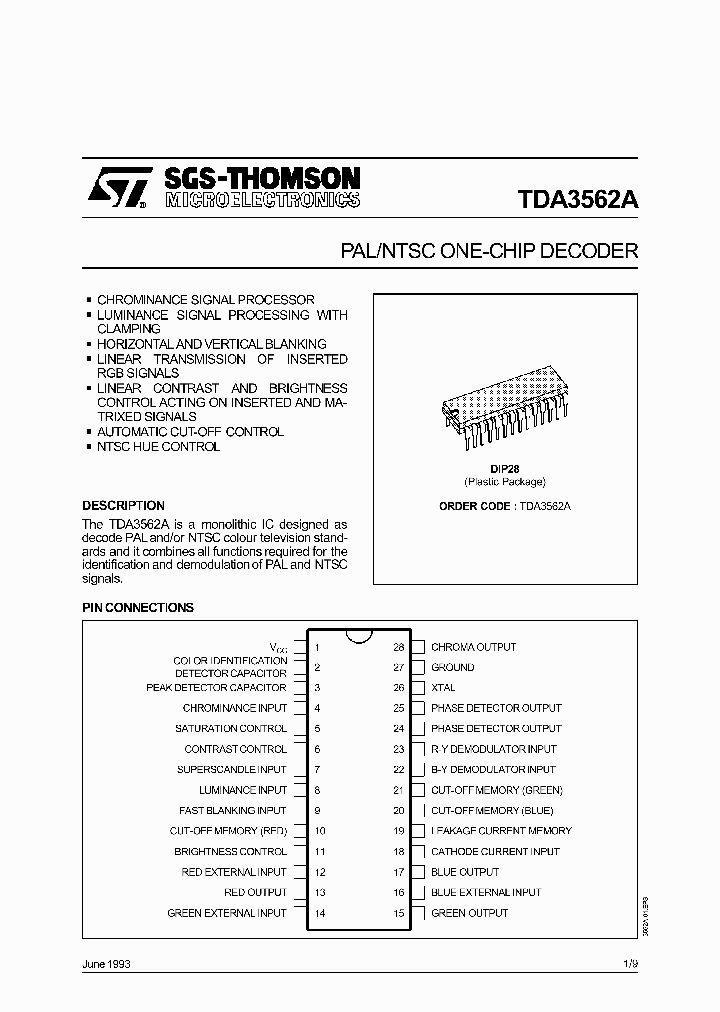 TDA3562A_5277860.PDF Datasheet