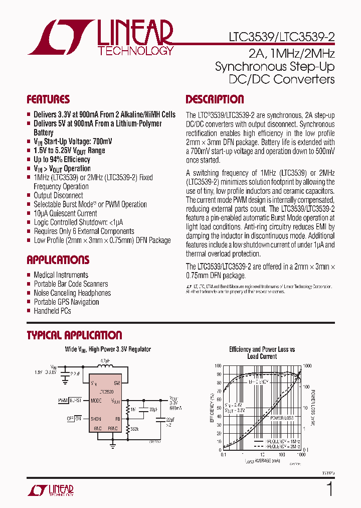 LTC3539EDCBTRPBF_5281394.PDF Datasheet
