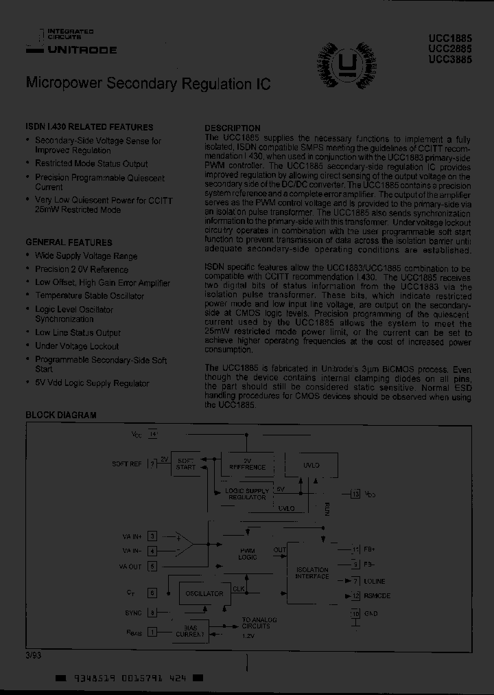 UCC2885D_5290251.PDF Datasheet