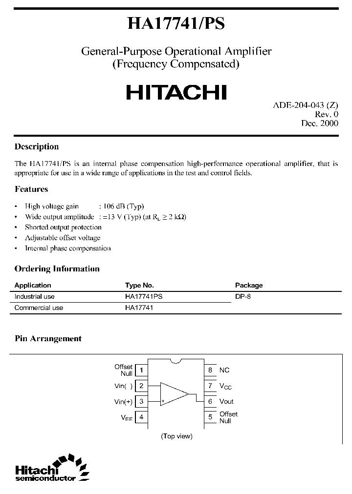 HA17741PS_5289625.PDF Datasheet