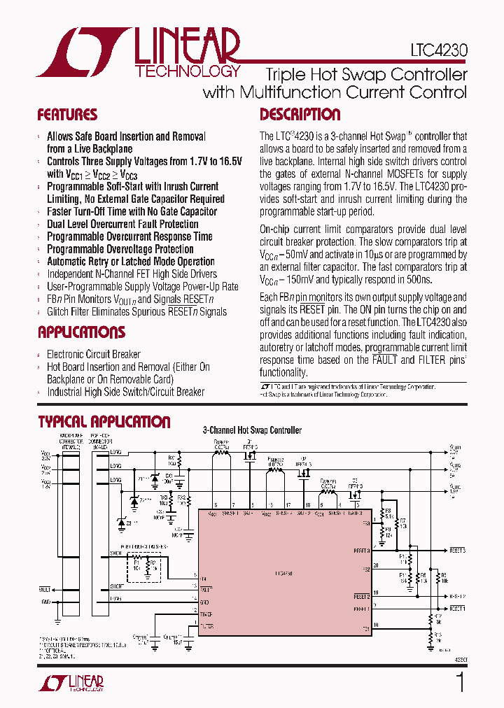 LTC4230CGNPBF_5292377.PDF Datasheet