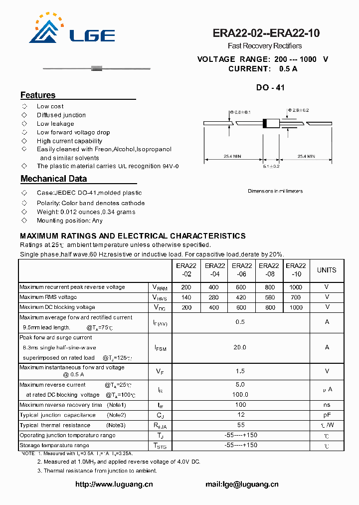 ERA22-10_5294483.PDF Datasheet