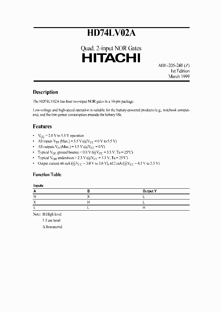HD74LV02AFP_5295404.PDF Datasheet
