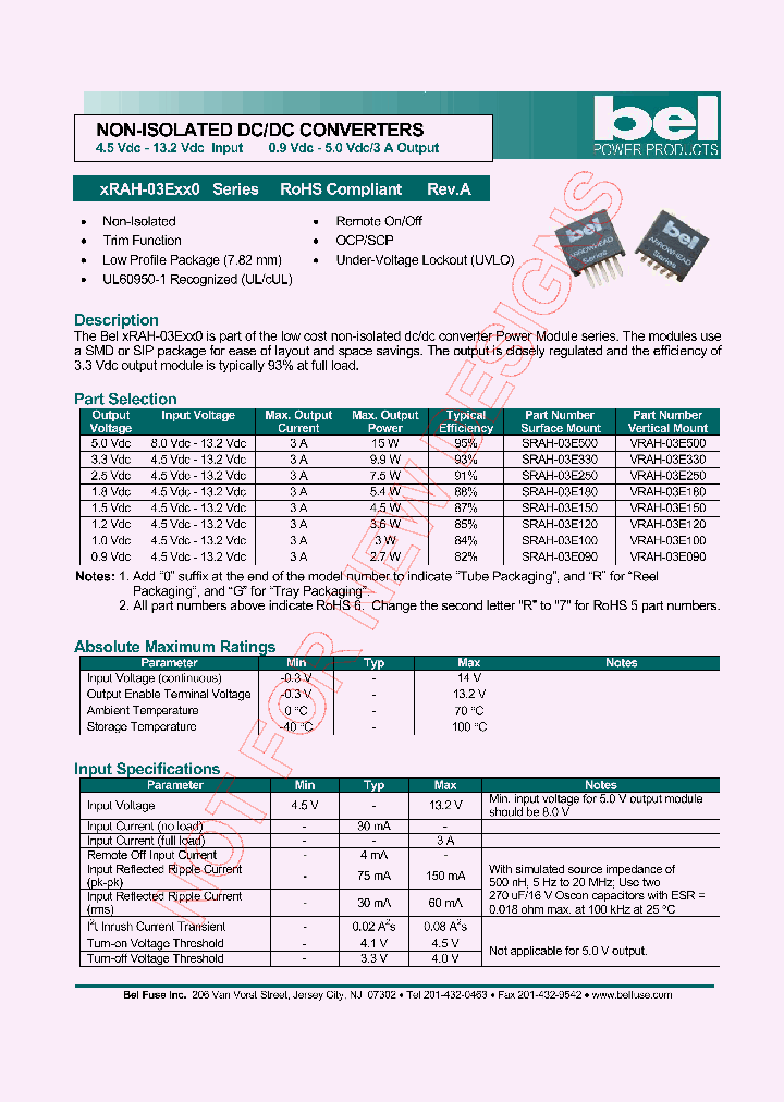 SRAH-03E150_5300109.PDF Datasheet